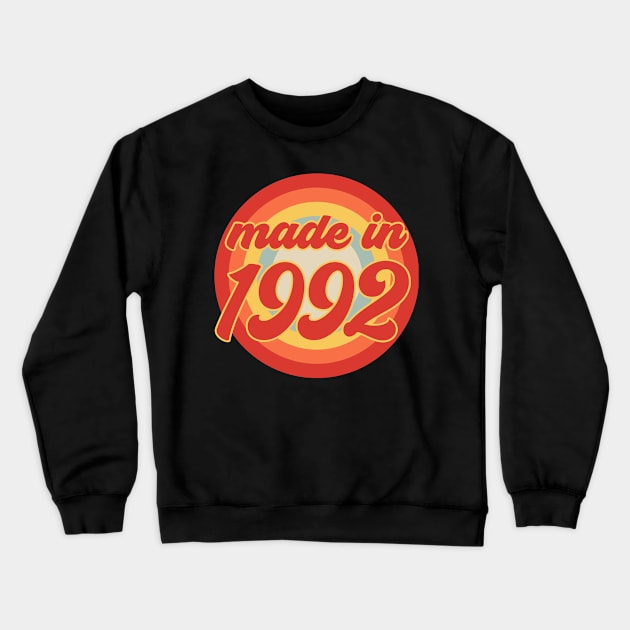 made in born in 1992 birthday Crewneck Sweatshirt by PA